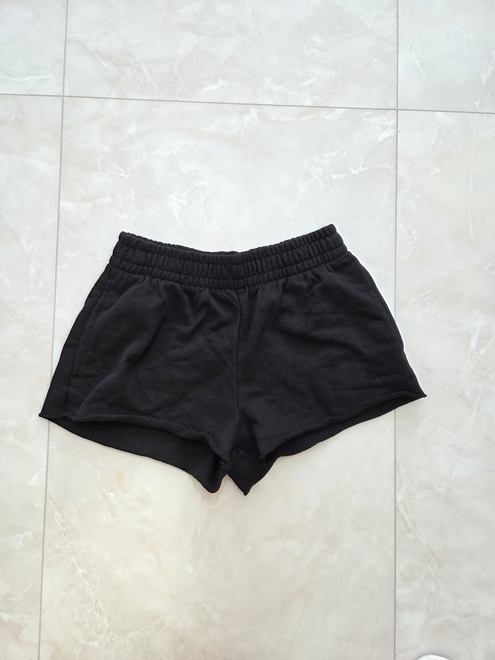 Black Women's Casual Elastic Waist Shorts